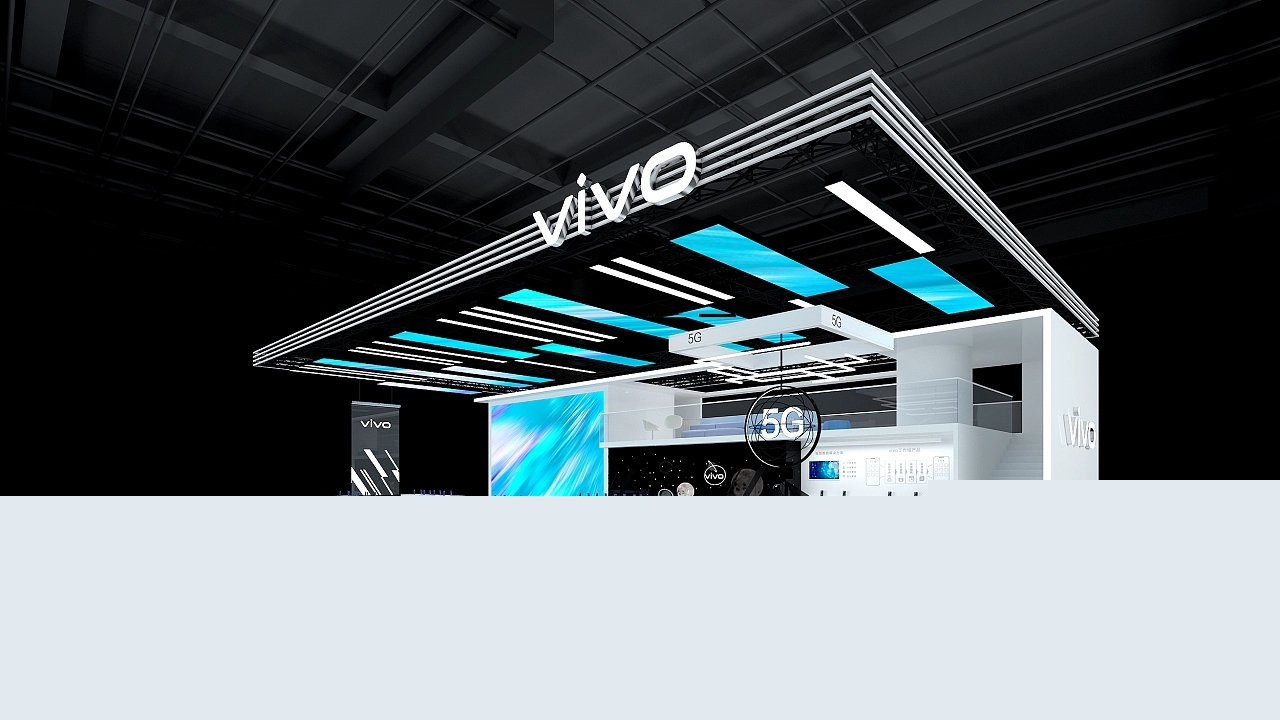 Vivo手機(jī)博覽會(huì)電子展臺(tái)設(shè)計(jì)搭建案例分析及北京展臺(tái)搭建公司