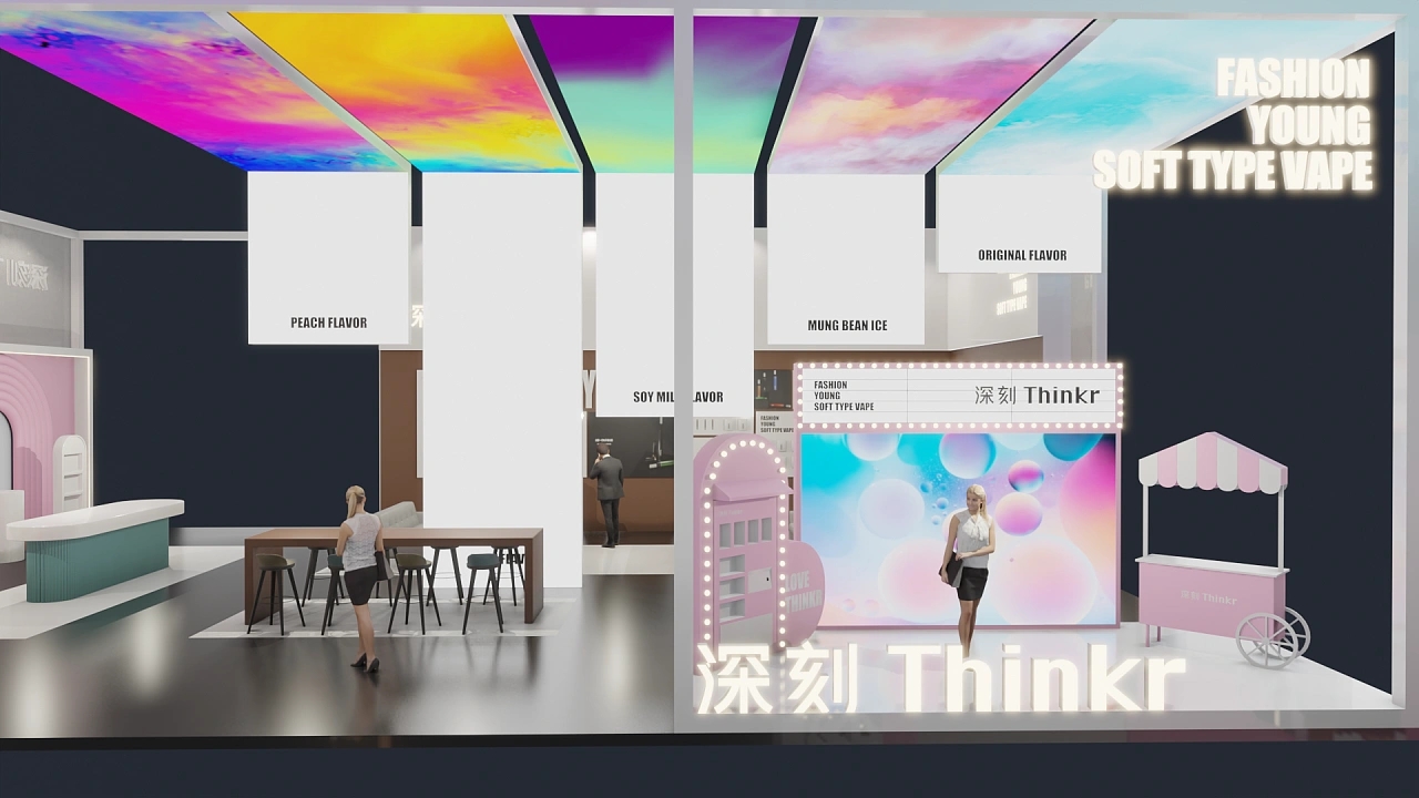 廣交會中國進出口商品交易會深刻Thinkr展位設(shè)計搭建案例分析