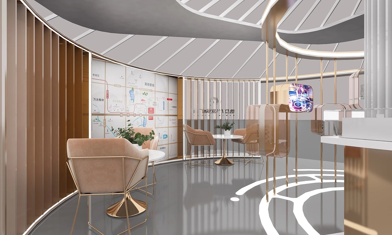 商場一樓德盈房地產(chǎn)展臺設(shè)計搭建及現(xiàn)場展示案例分析