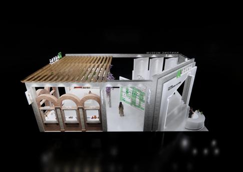 博博會南通博物館主體展臺設(shè)計搭建案例分析及杭州展位搭建公司